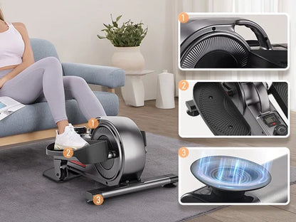 under Desk Elliptical Portable Pedal Exerciser Equipment for Senior Leg Workout Home Office Fitness